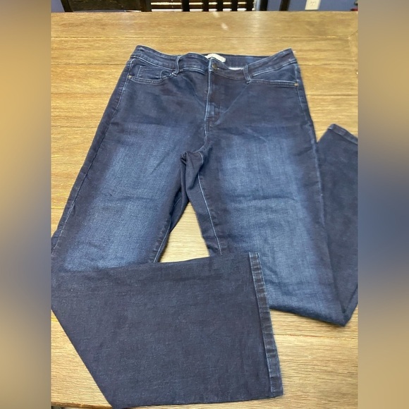 Nine West Bootcut High Waist Faded Women Jeans Size 16 - Picture 1 of 7